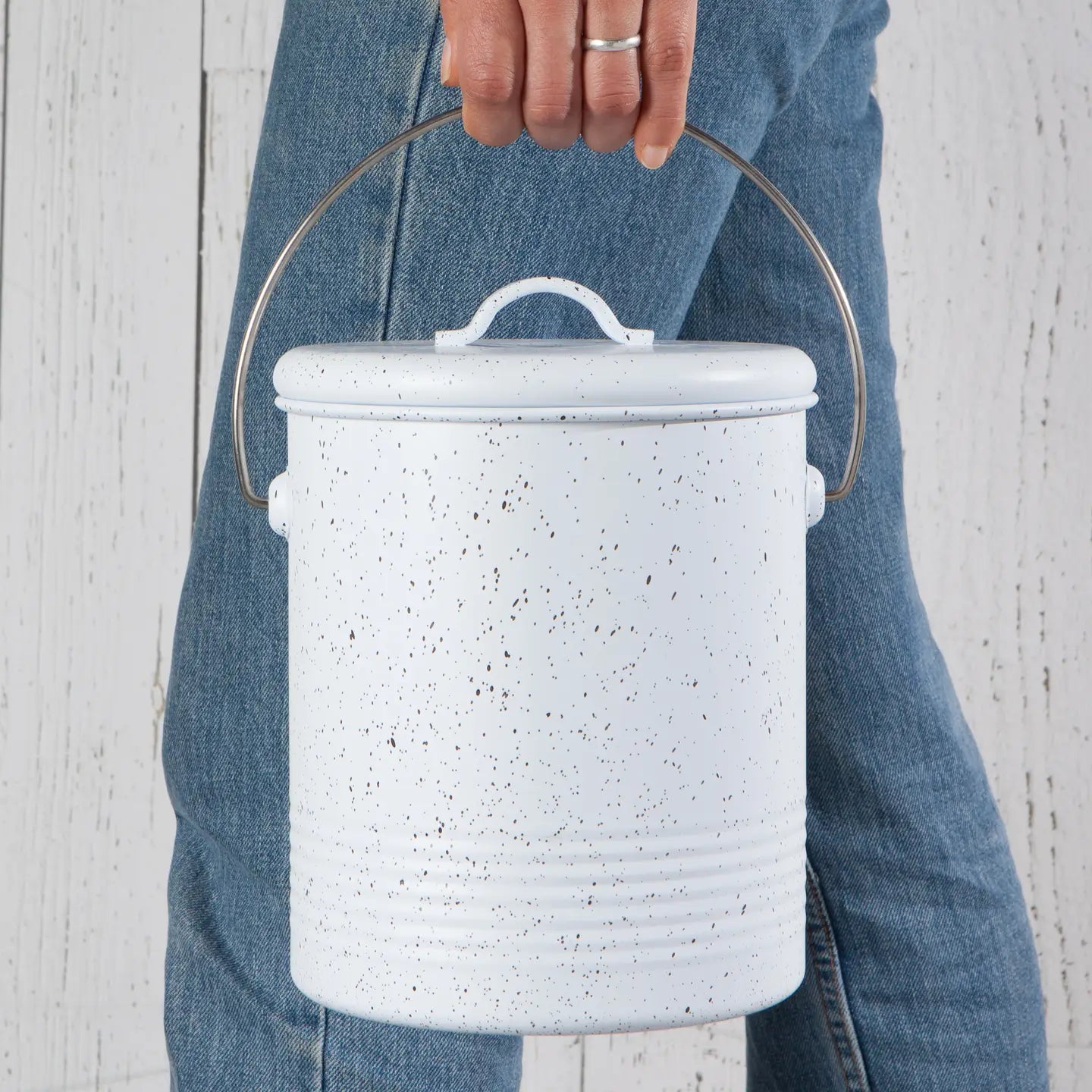 Speckled Compost Bin