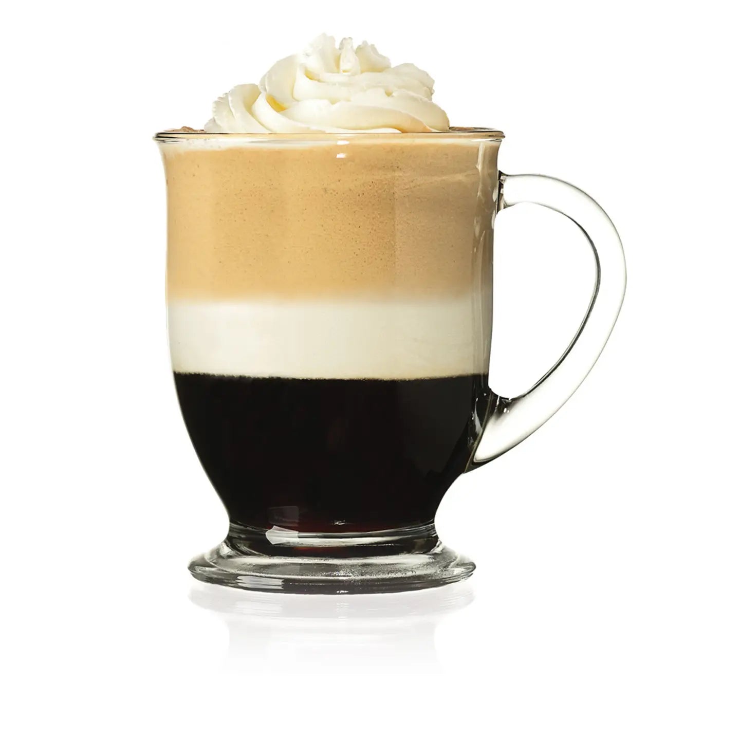 16-ounce Glass Café Mug