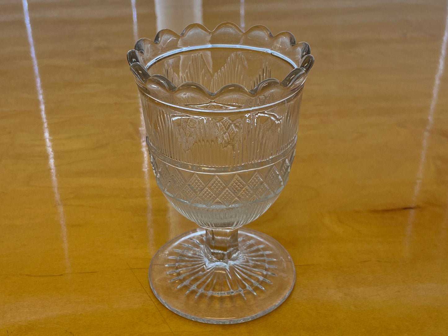 Vintage "Hamilton" Glass Spooner Votive