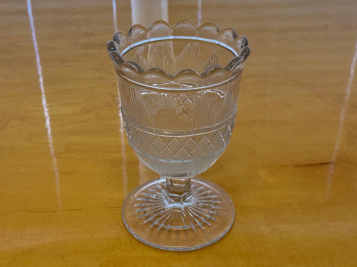 Vintage "Hamilton" Glass Spooner Votive