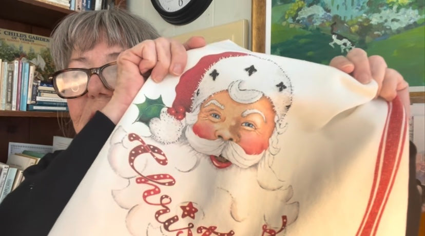 Santa Christmas Kitchen Towel