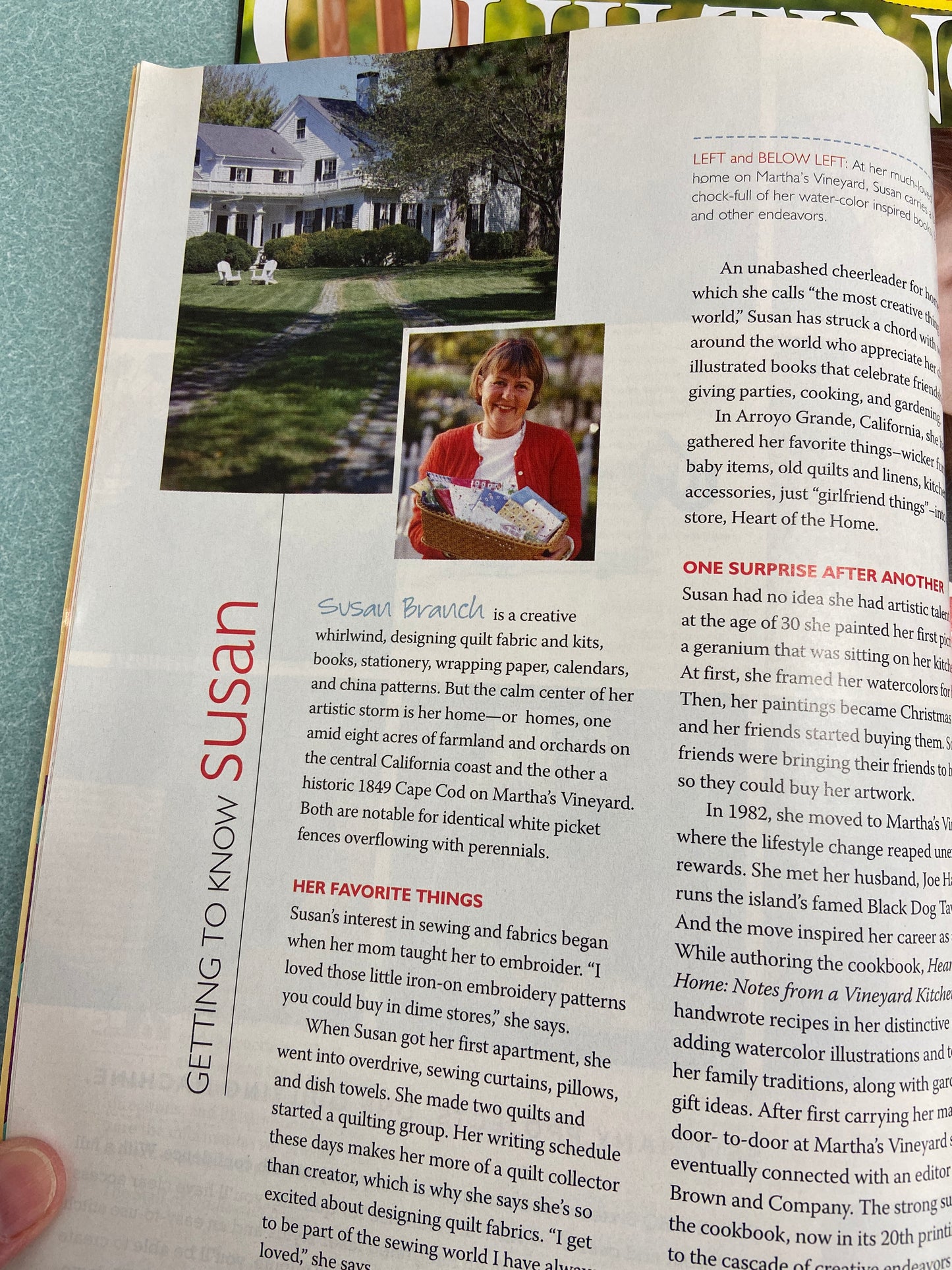Quilting Magazines featuring Susan Branch