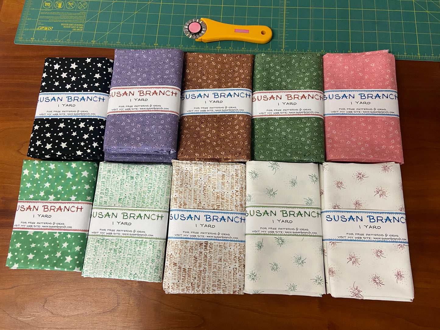 Vintage Susan Branch "In Love With Nature" Fabric