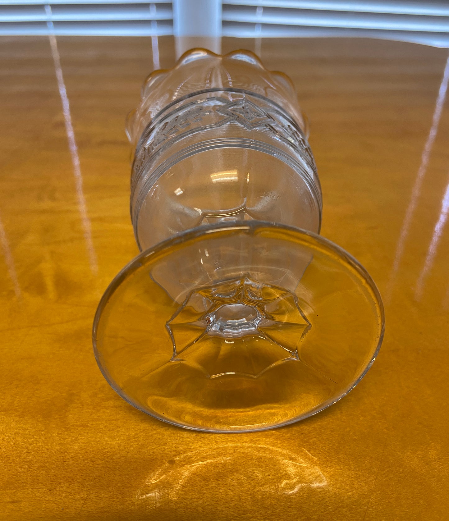 Vintage King & Sons Hops Glass Spooner Votive