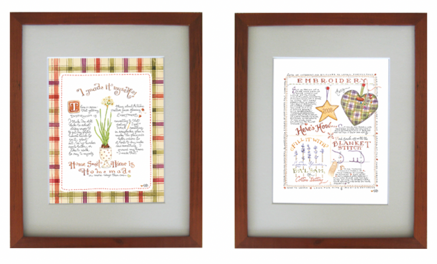 "I Made it Myself" Prints, Set of Two