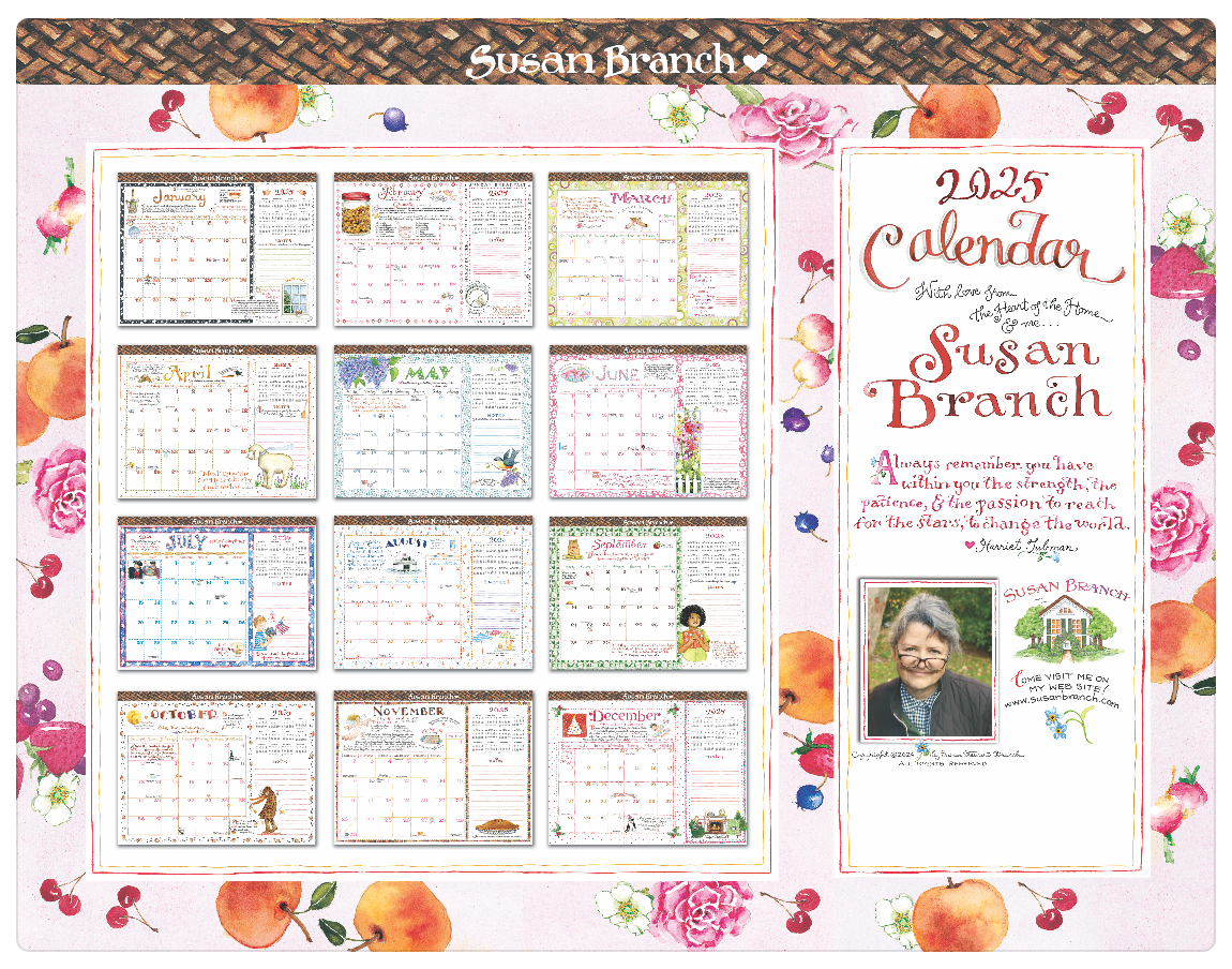 Susan Branch Desk Calendar 2025