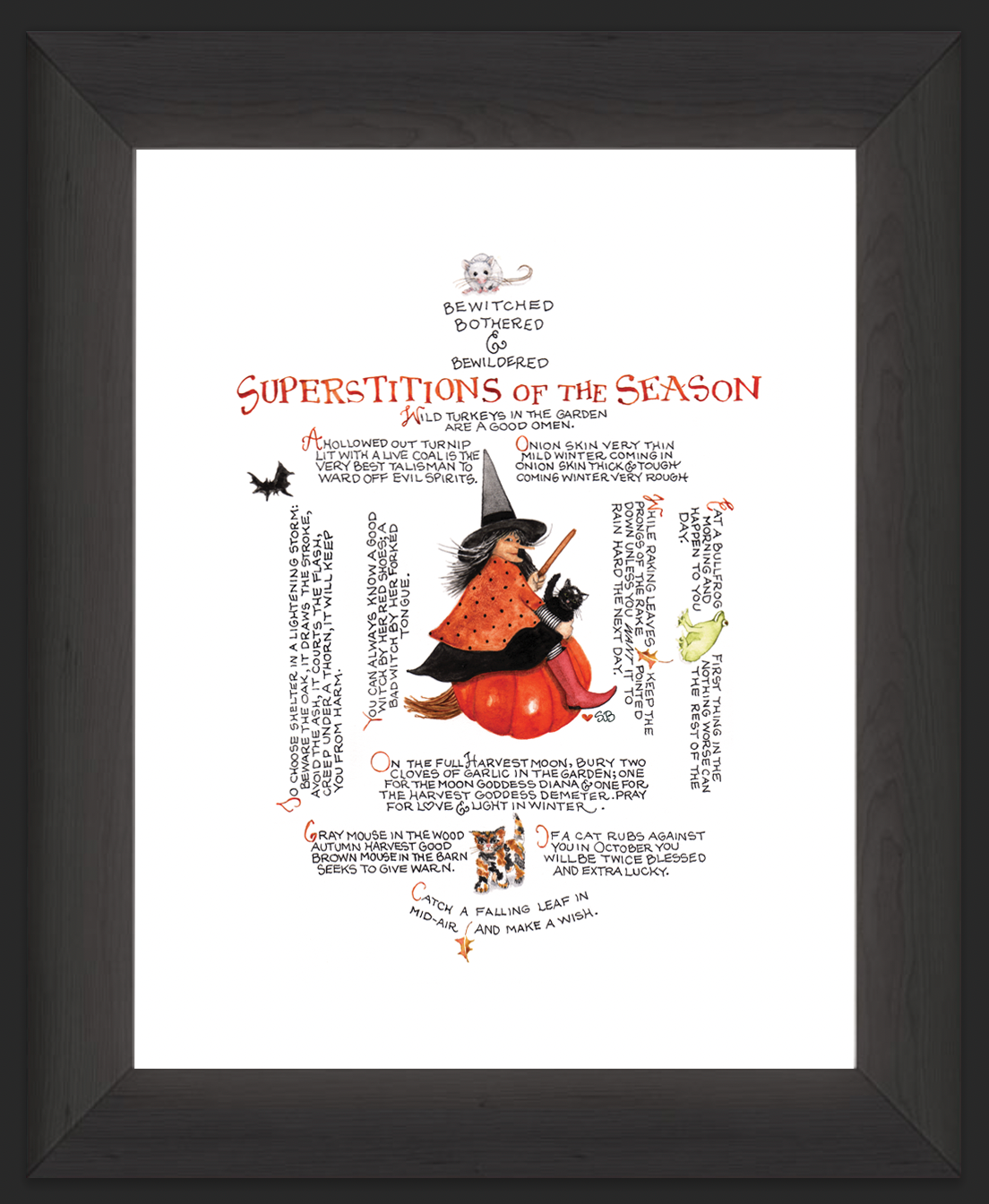 "Superstitions of the Season" Print