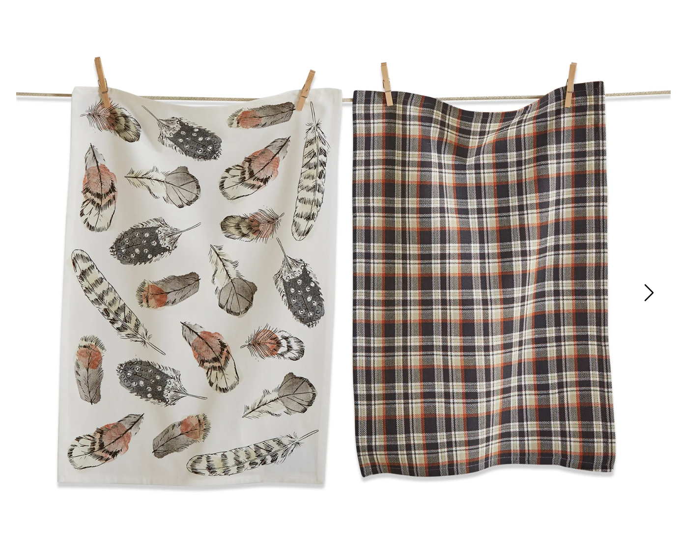 Feathers Dish Towels, set of 2 (Copy)