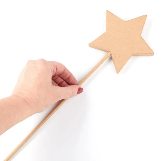 Paper Mache Star Wand