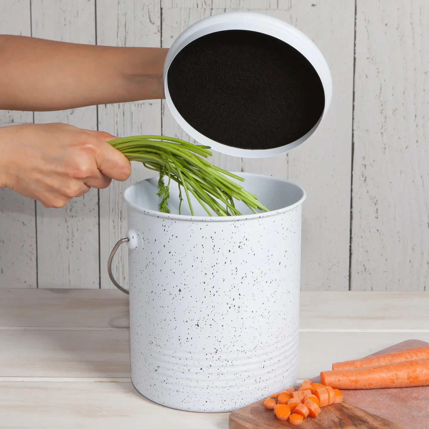 Speckled Compost Bin
