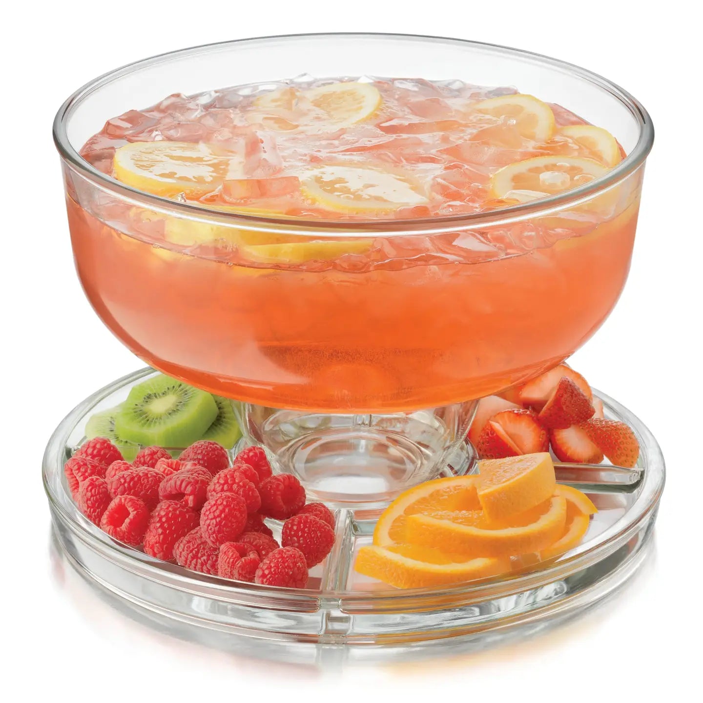 Glass Serving Set, Cake Stand