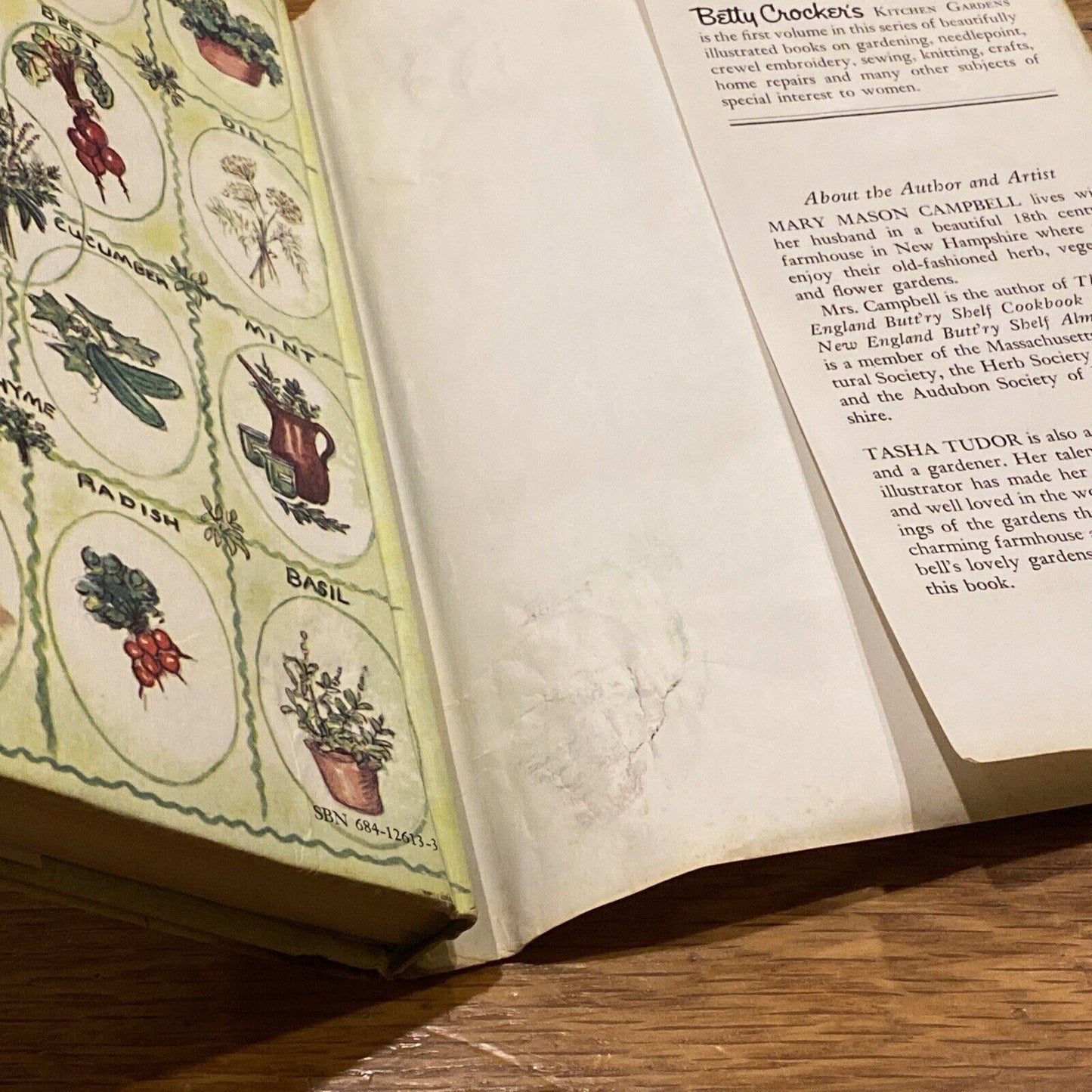 Vintage Kitchen Gardens Book- Fair Condition