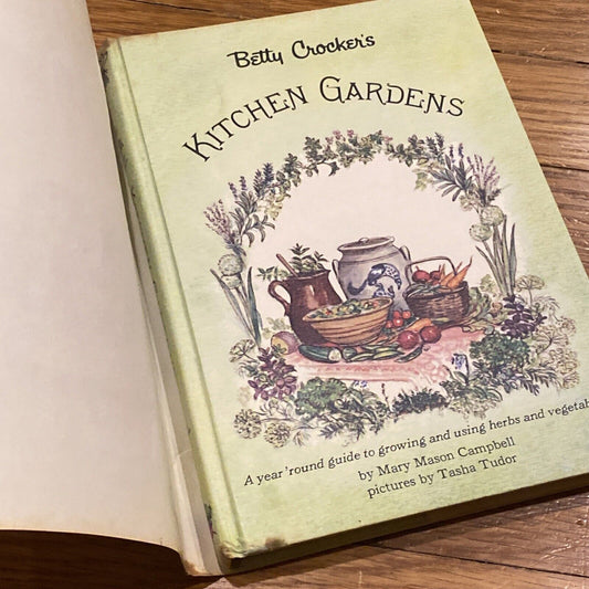 Vintage Kitchen Gardens Book- Good Condition