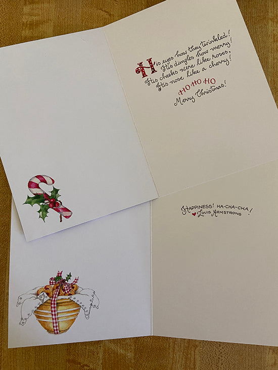 Susan Branch Santa & Cookies Cards