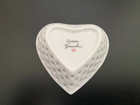 Open Work Tiny Heart Dish