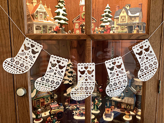Swedish Christmas Stockings Banner
