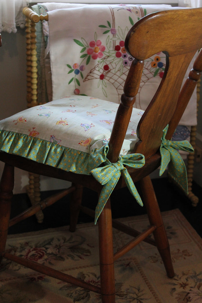 Ruffled Chair Cushion Pattern