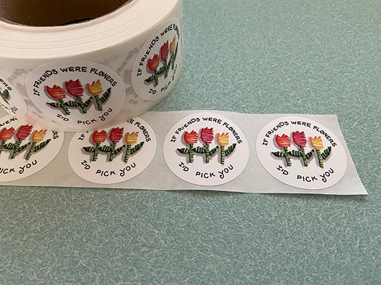 I'd Pick You Circle Stickers