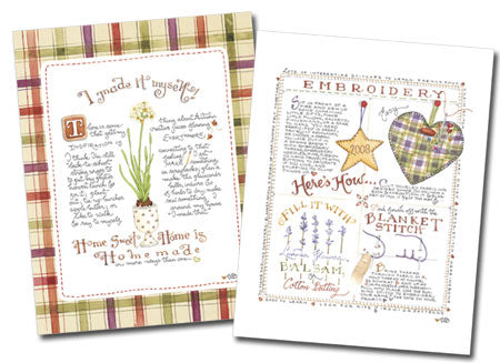 "I Made it Myself" Prints, Set of Two