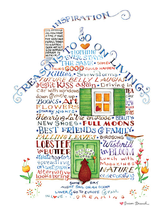 "Reasons To Go On Living" Print