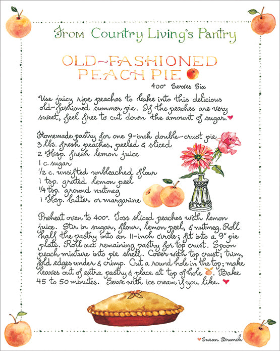 Country Living "Peach Pie" Print