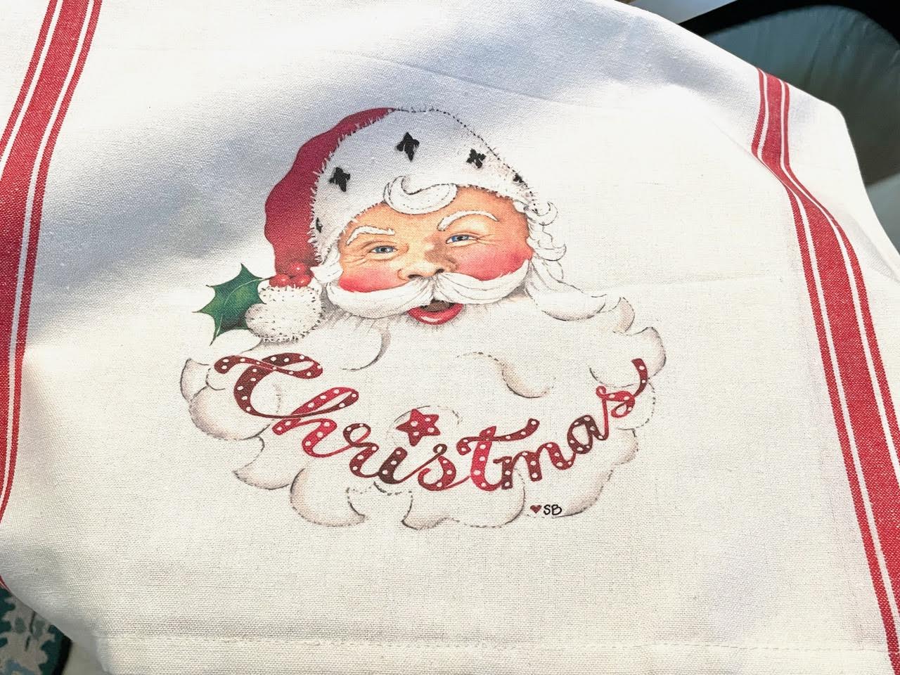 Santa Christmas Kitchen Towel