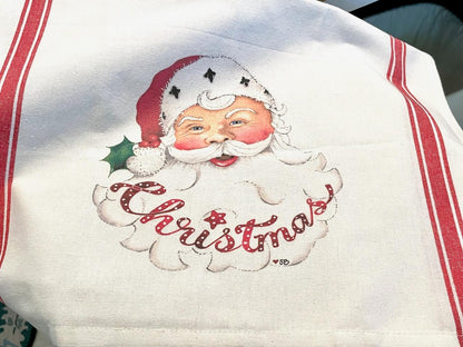 Santa Christmas Kitchen Towel
