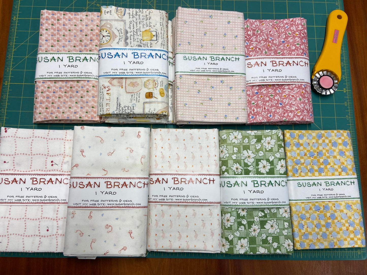 Vintage Susan Branch "TeaParty" Fabric
