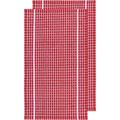 Classic Red Terry Dish Towels