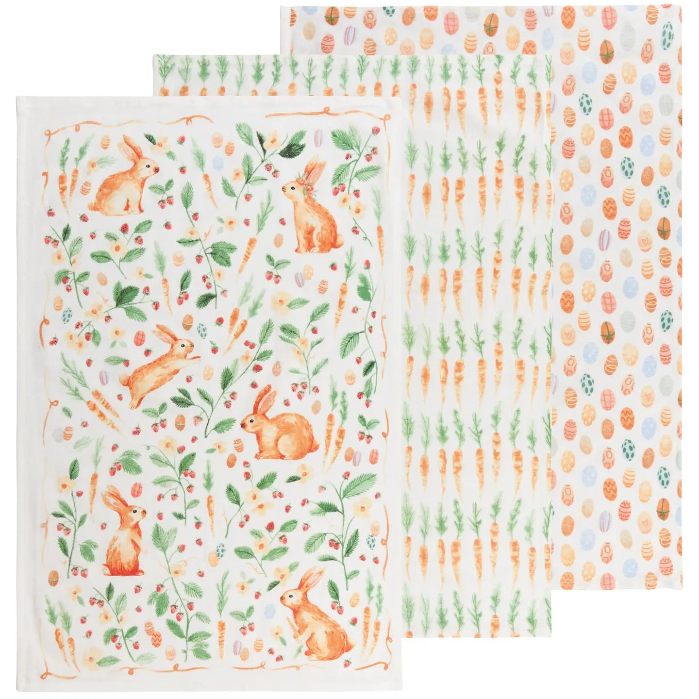 Easter Meadow Dishtowels, set of 3