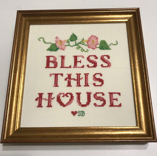 Bless This House Counted Cross Stitch Kit