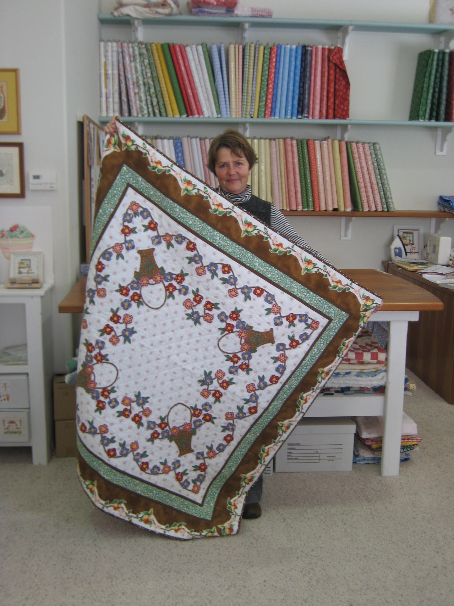 Garden of Flower Delights Quilt Pattern - PDF File