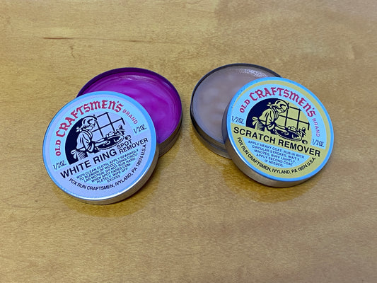 Old Craftsman's Furniture Cleaning Tins