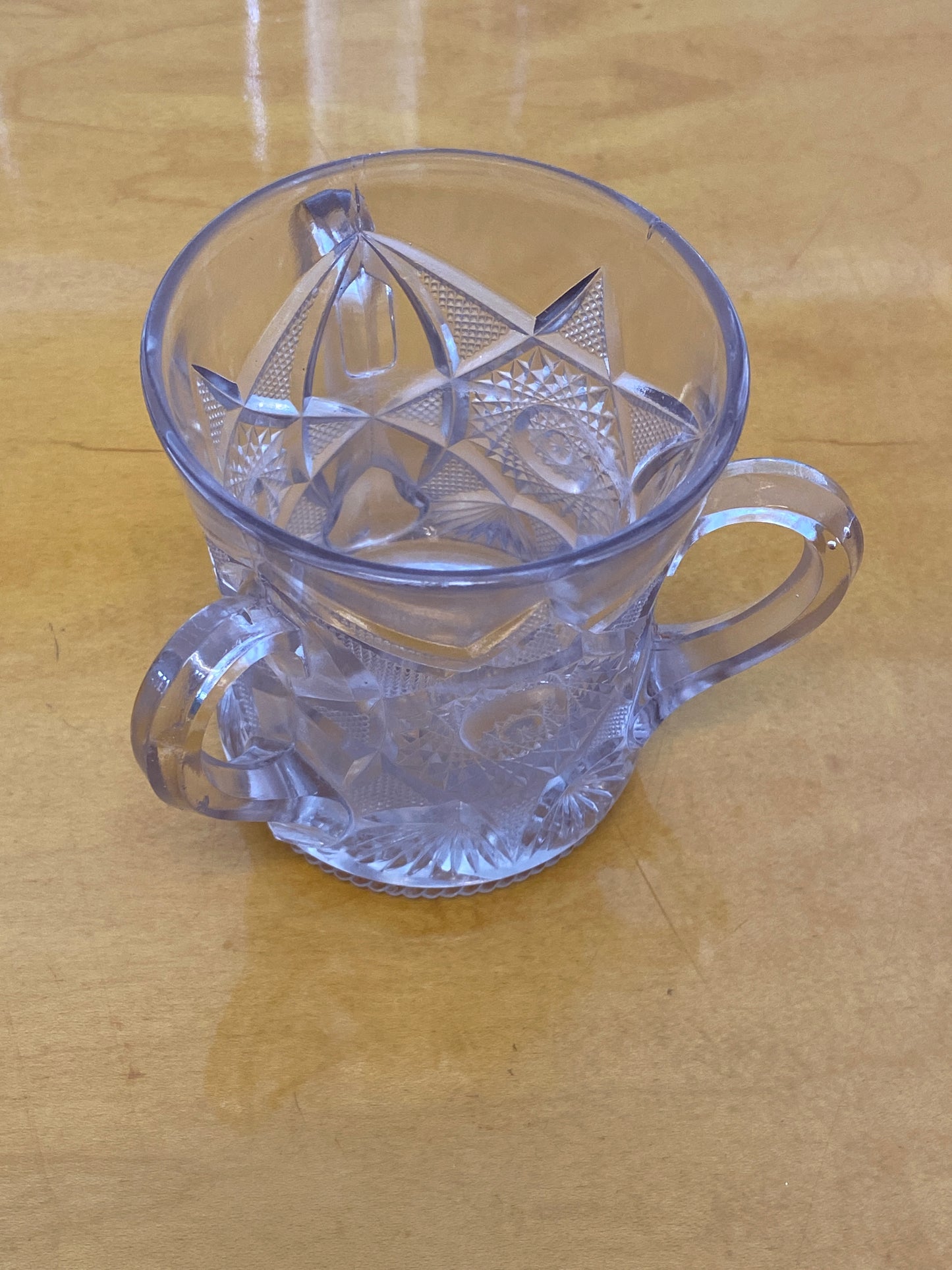 Vintage Glass Spooner Votive
