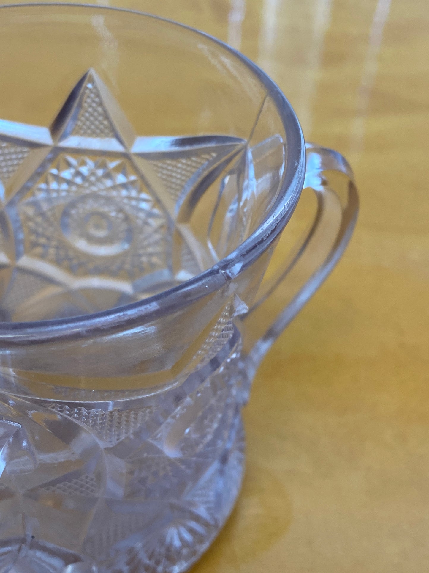 Vintage Glass Spooner Votive