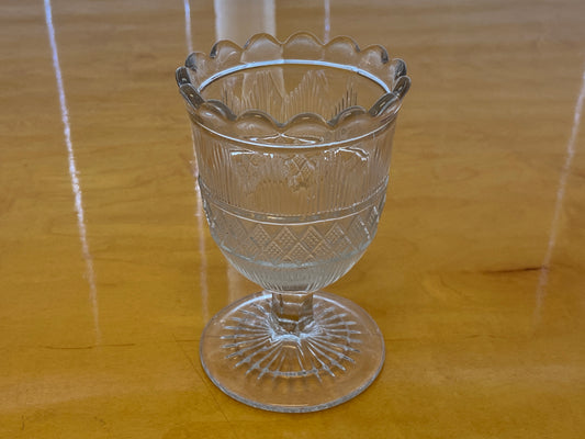 Vintage "Hamilton" Glass Spooner Votive