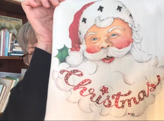 Santa Christmas Kitchen Towel