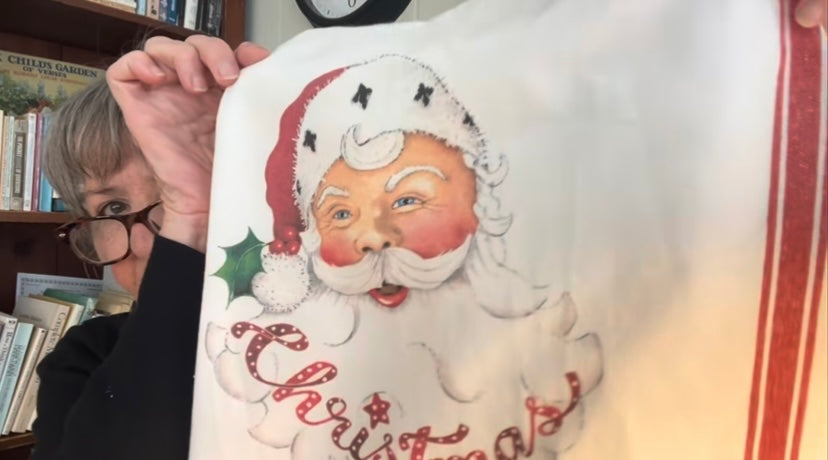 Santa Christmas Kitchen Towel