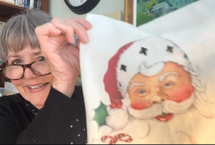 Santa Christmas Kitchen Towel