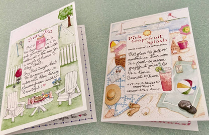 Summer Coolers Note Cards