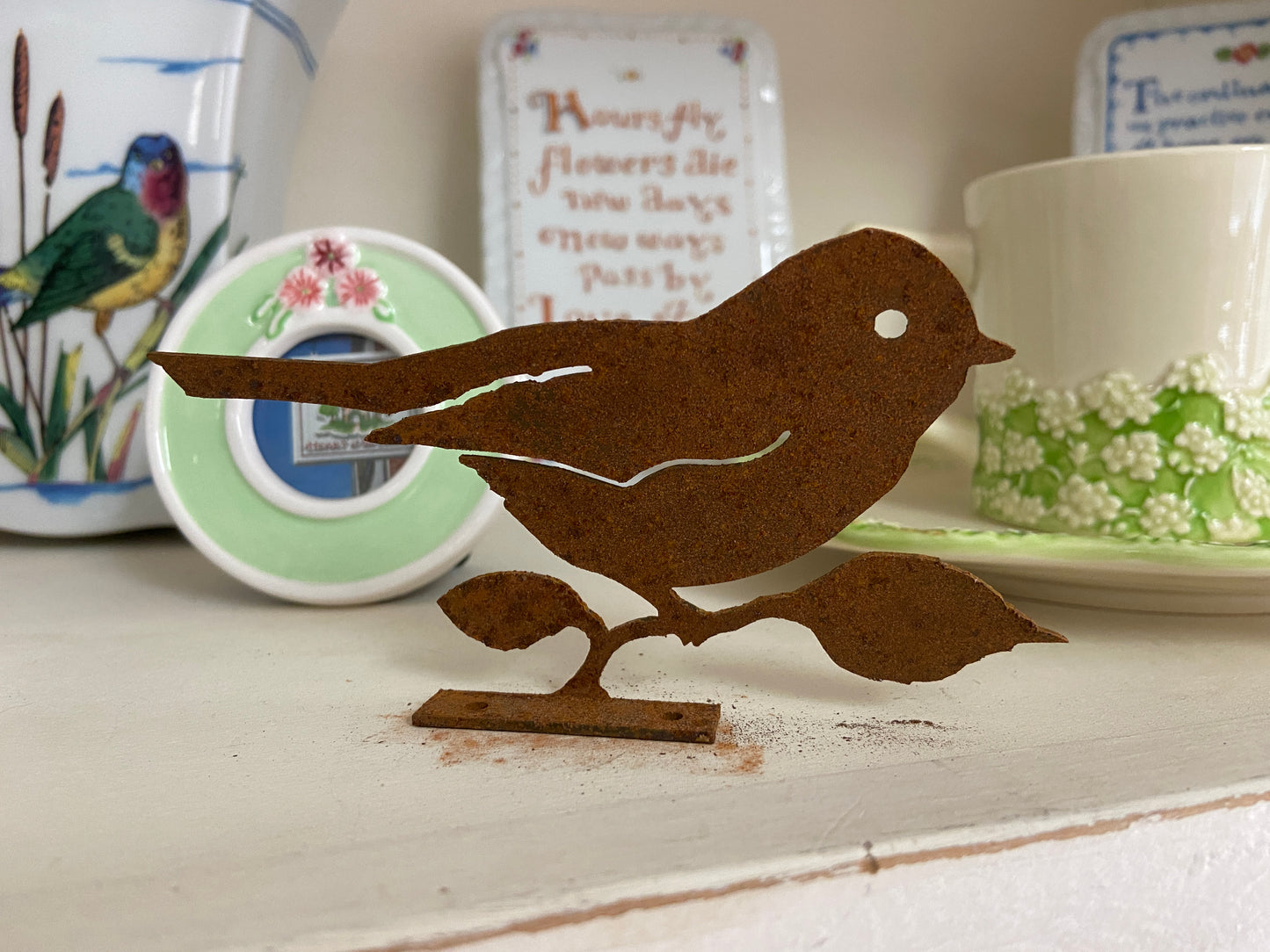 Rusty Bird on Branch