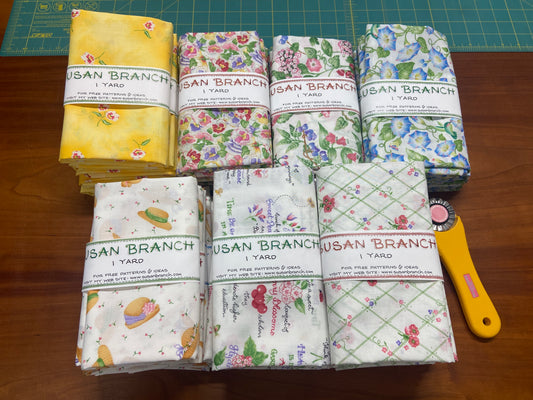 Vintage Susan Branch "Language of Flowers" Fabric