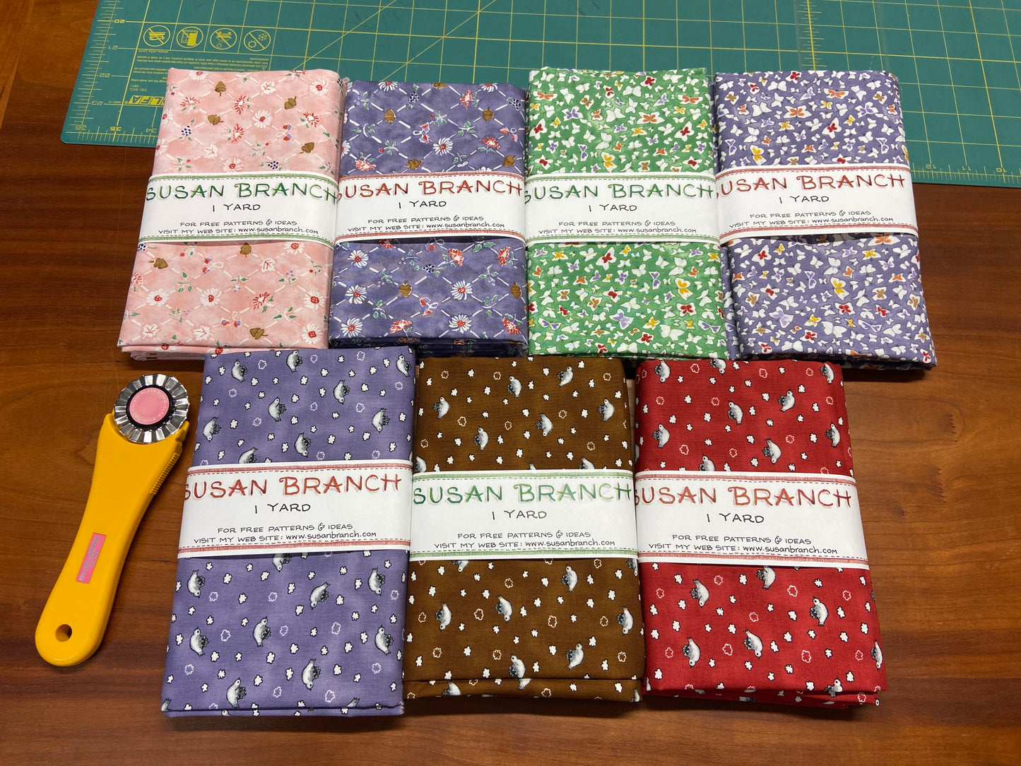 Vintage Susan Branch "In Love With Nature" Fabric