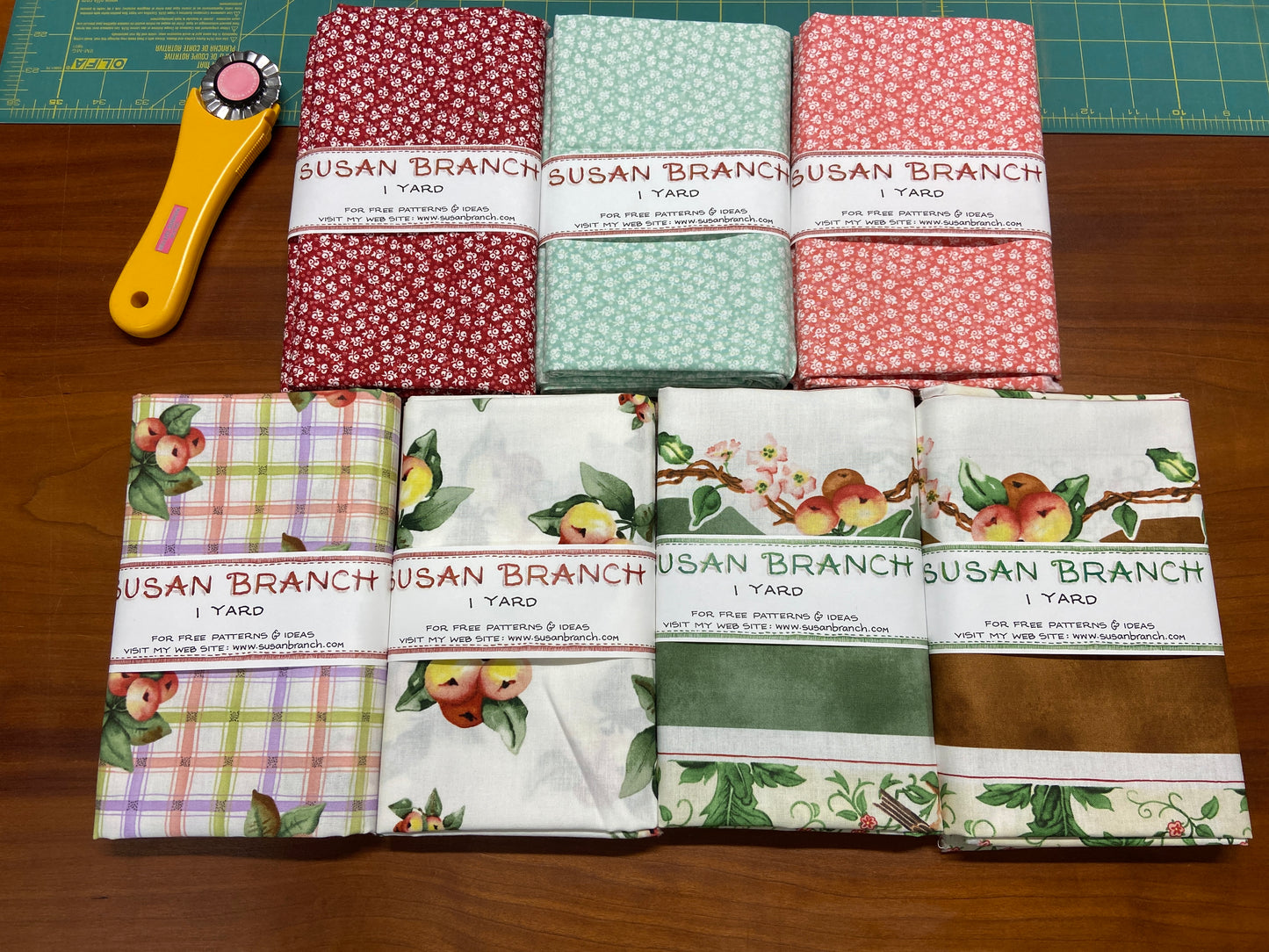 Vintage Susan Branch "In Love With Nature" Fabric