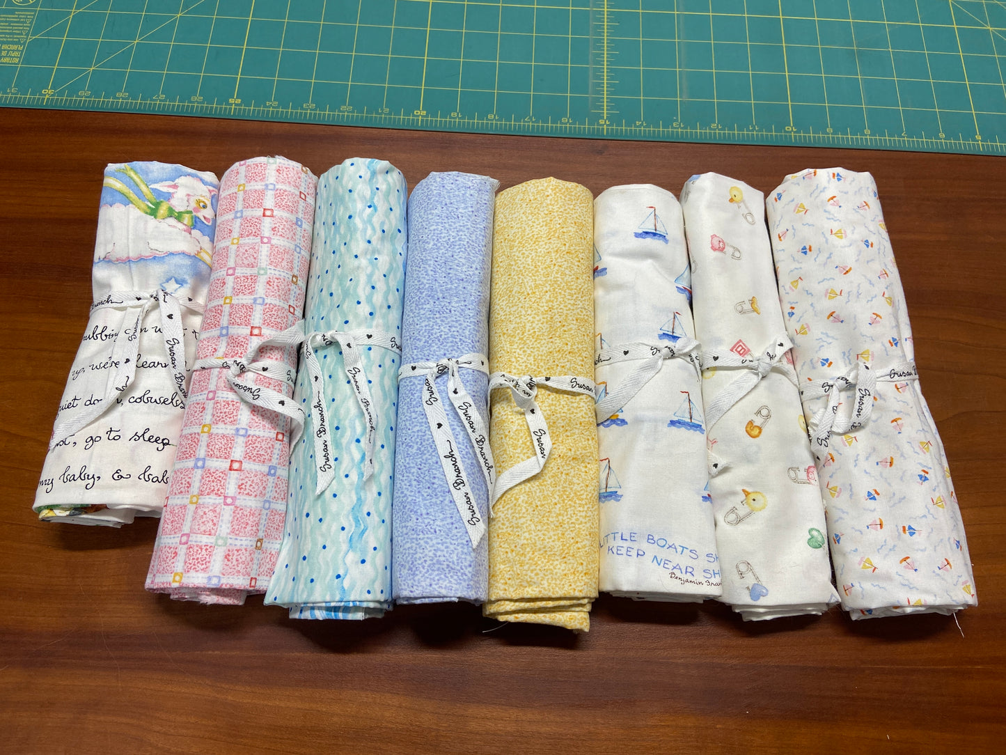 Vintage Susan Branch "Baby Love" Fabric Remnants