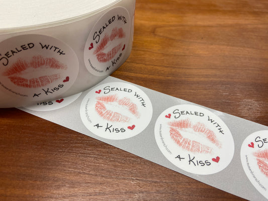 Kiss Circle Stickers