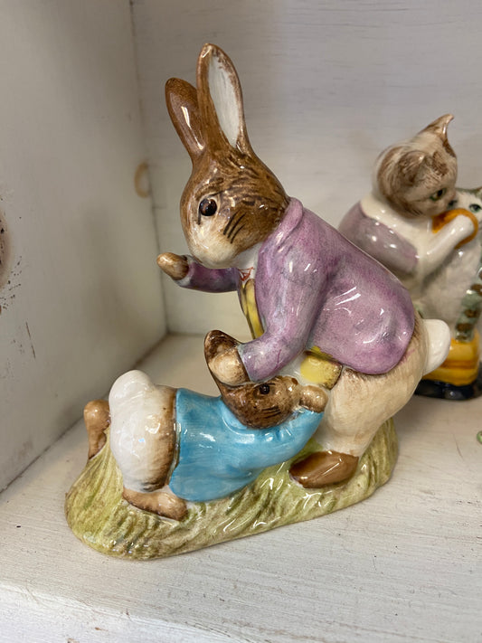 Mr. Benjamin Bunny & Peter Rabbit Figurine
