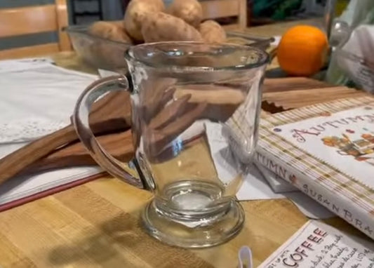 16-ounce Glass Café Mug