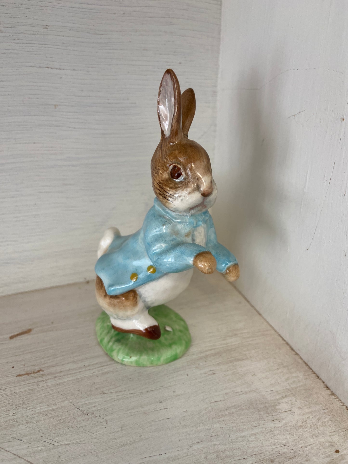 Peter Rabbit Figurine, repaired ear