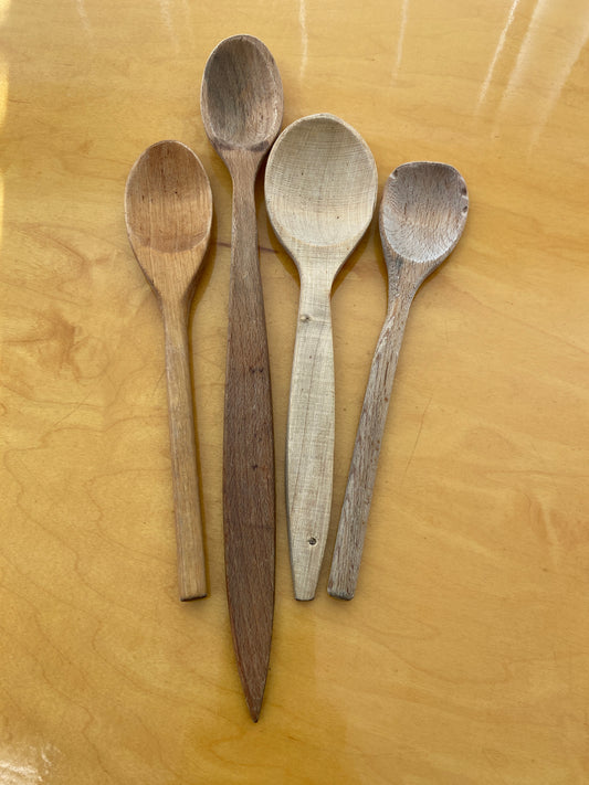 Vintage Wooden Spoons, set of 4 (Copy)